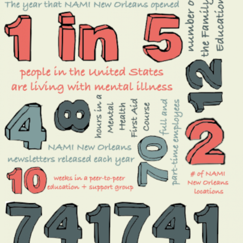 NAMI New Orleans By The Numbers