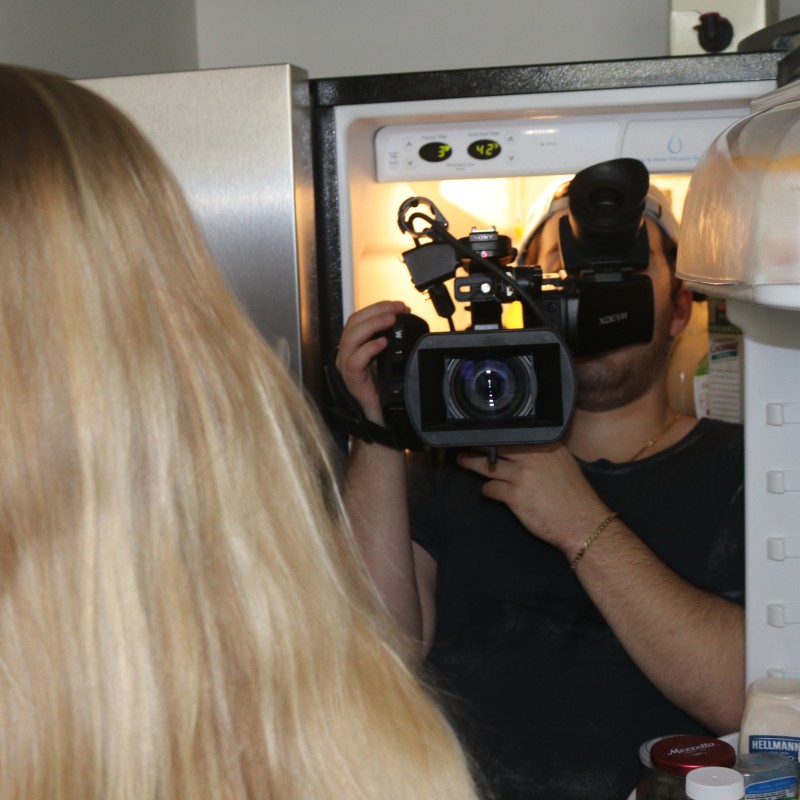 "A Broken Melody" Set Photo – Refrigerator